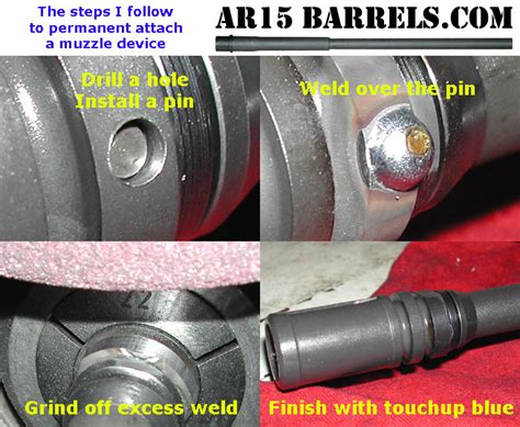5" barrel is considered a HUGE NO-NO. . How to silver solder a muzzle device